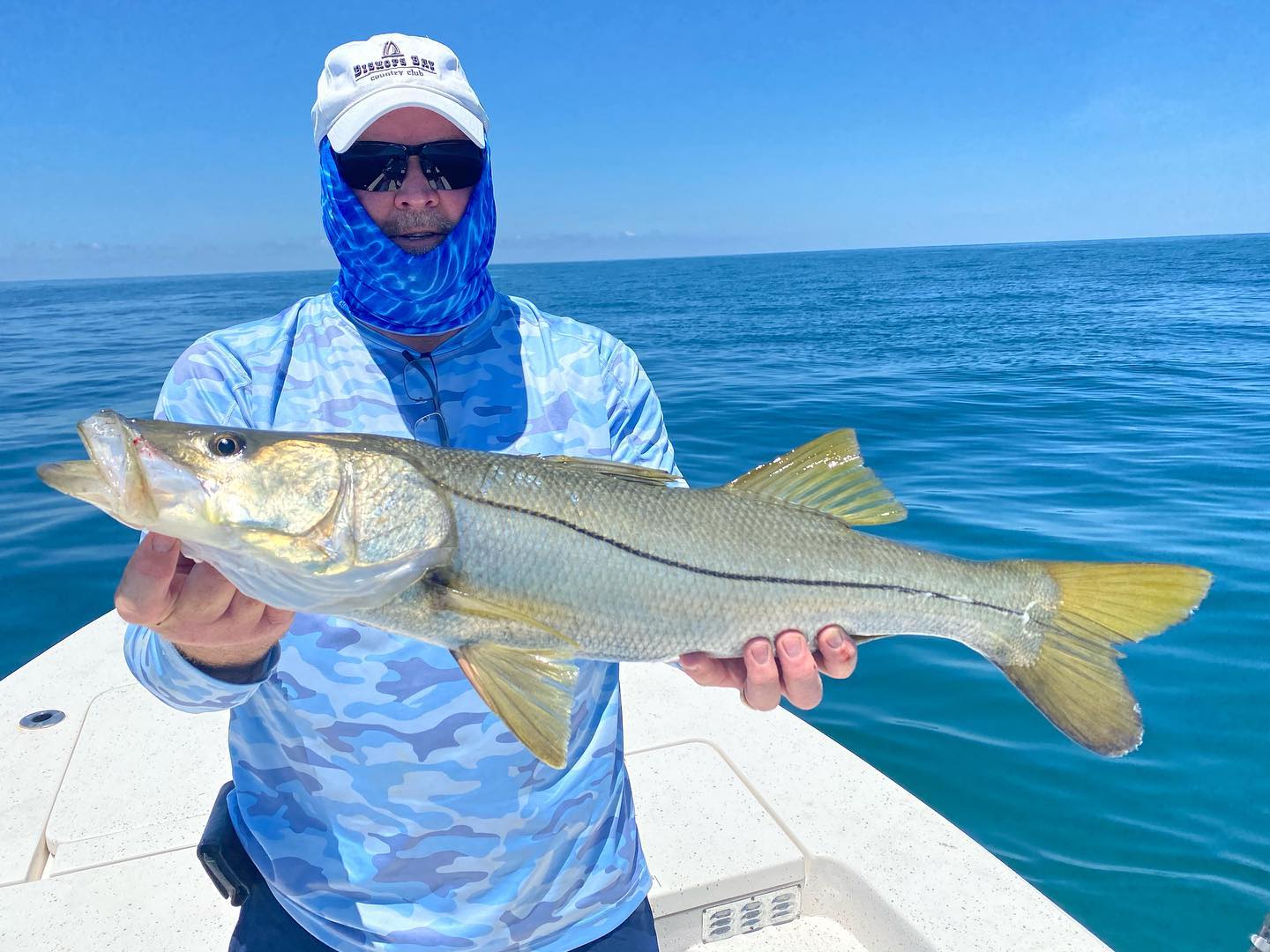 a picture of a snook caught in Crystal river