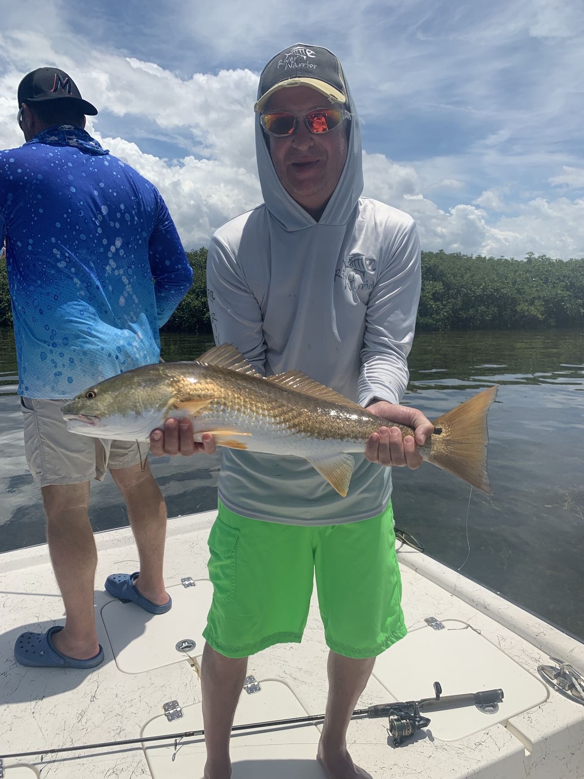 A picture of Crystal River Florida Fishing Adventures Red fishing has been Red Hot before and after the fronts.