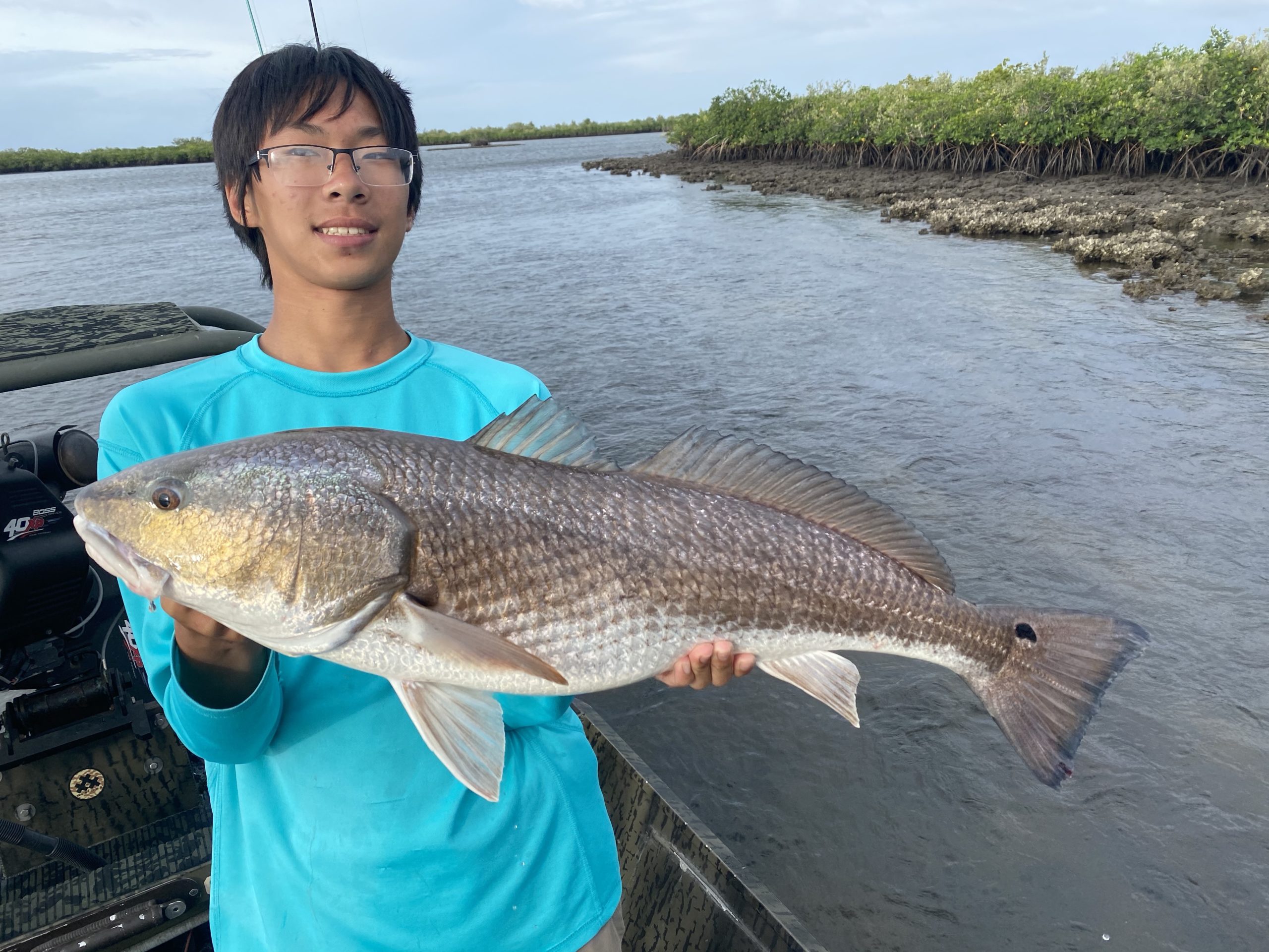 August Means Big Redfish in Crystal River, FL