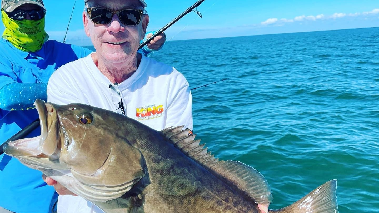 A picture of Crystal River Florida Fishing Adventures Inshore Grouper Fishing