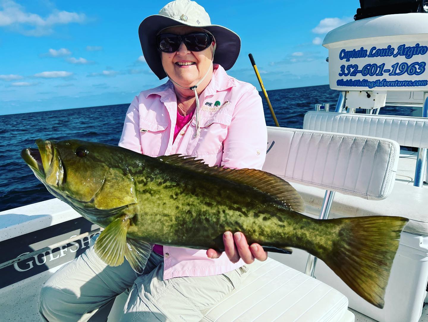 A picture of Crystal River Florida Fishing Adventures Tournament Wins, Shallow Water Grouper, And Scalloping