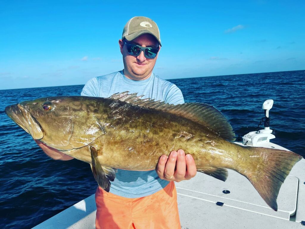 A picture of Crystal River Florida Fishing Adventures Shallow Water Grouper Fishing Kicks Off Sept. 1